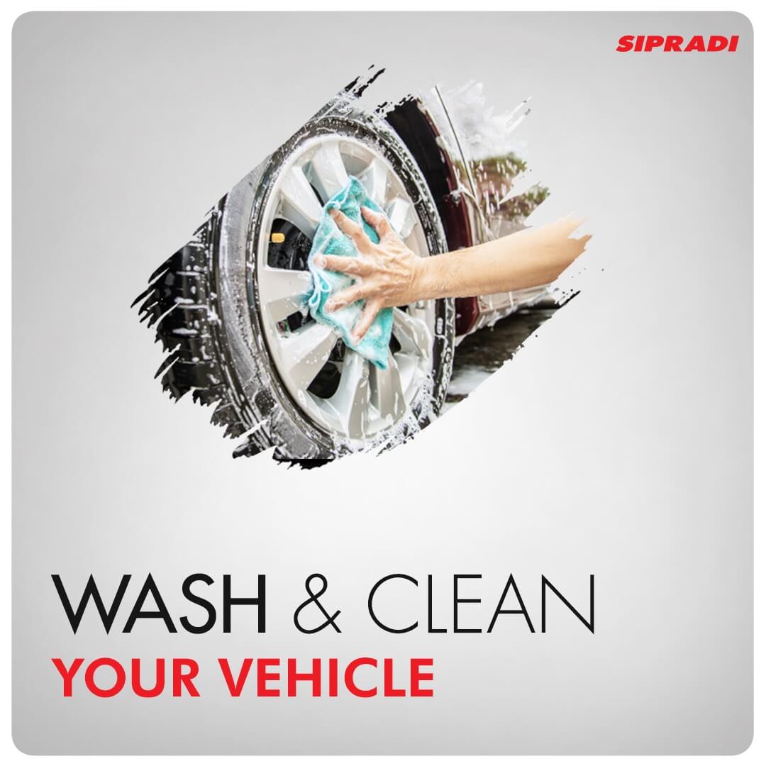 Wash your car - SIPRADI Vehicle maintenance tips