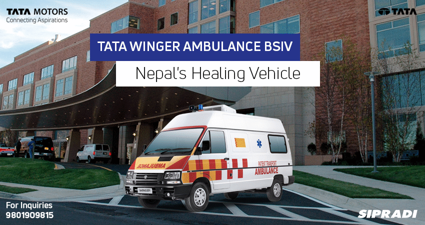 New TATA Winger Ambulance BSIV